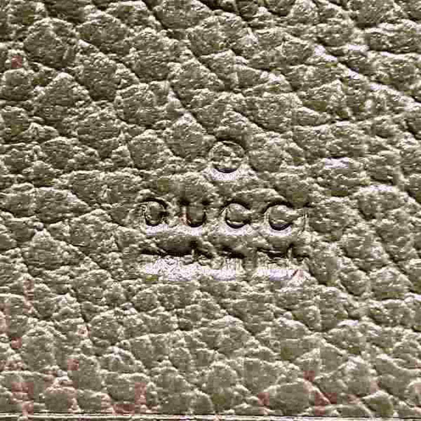Gucci Gg Marmon 456126 Beige Leather Bi-Fold Wallet