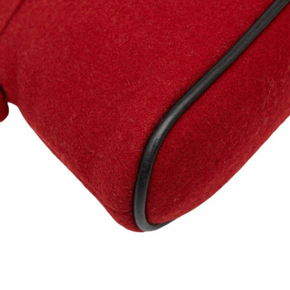Hermes Bolide Pouch 20 Red Wool