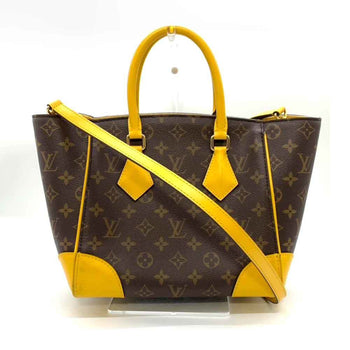 Louis Vuitton Bag Phoenix Pm Brown X Yellow Jonquil Handbag Tote Shoulder 2Way