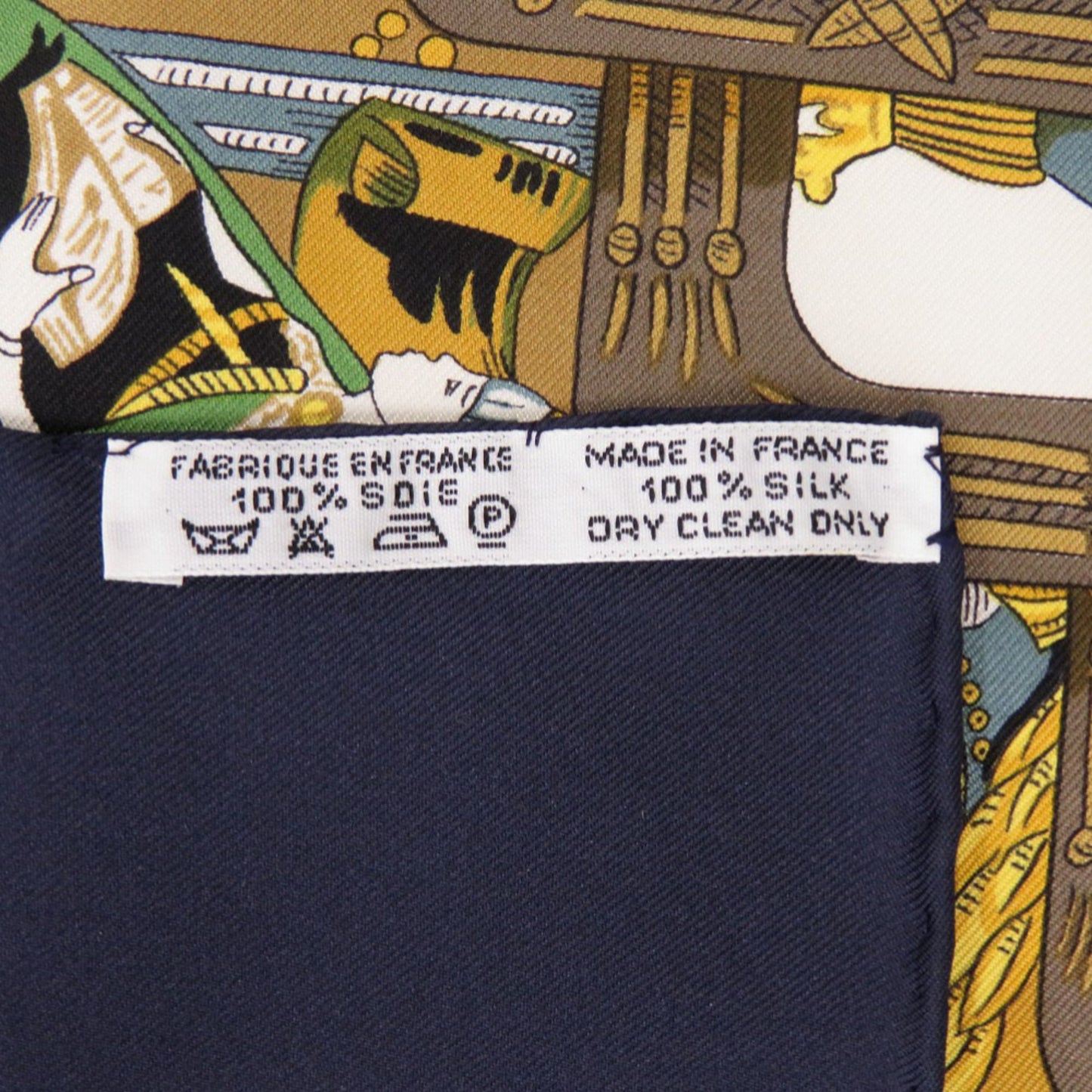 Hermes Herms Carr 90 Le Tarot Tarot Silk Scarf Muffler In Black