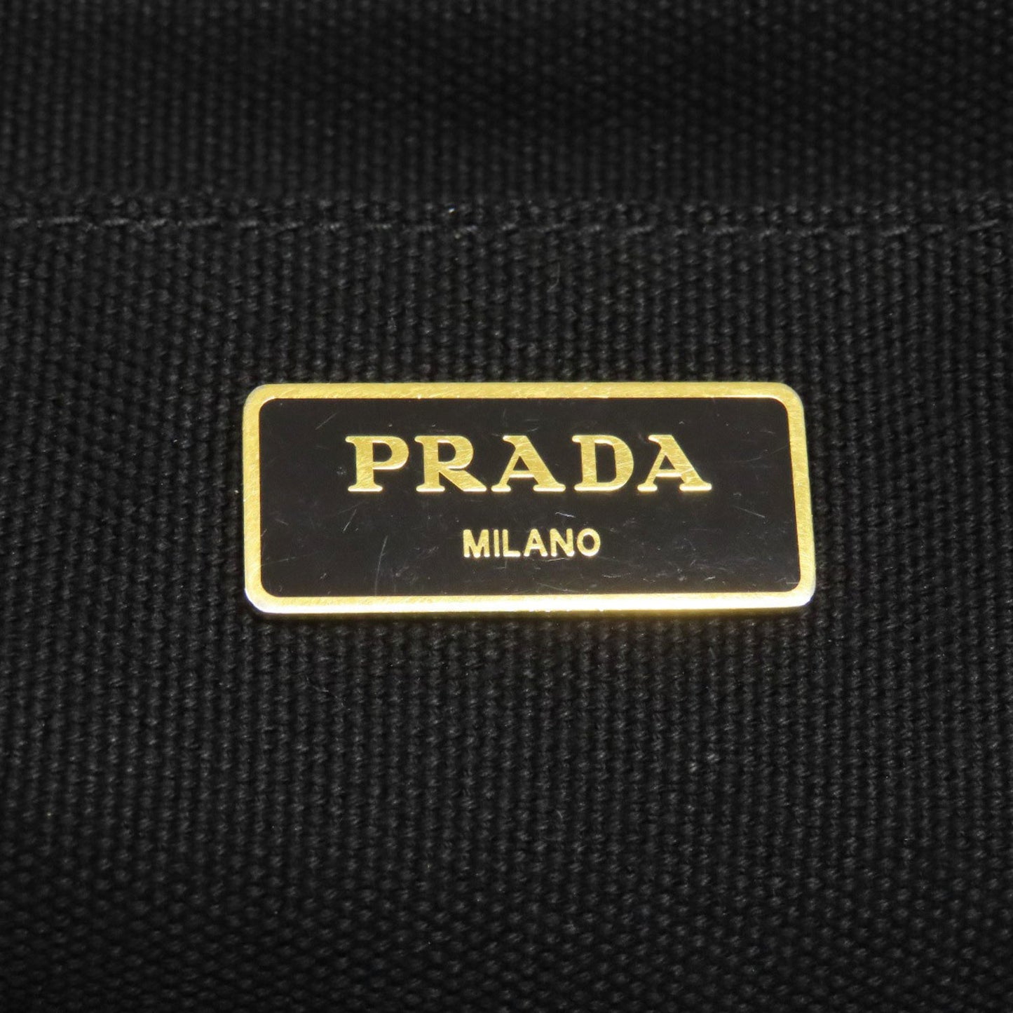 Prada Canapa 2-Way Handbag Canvas