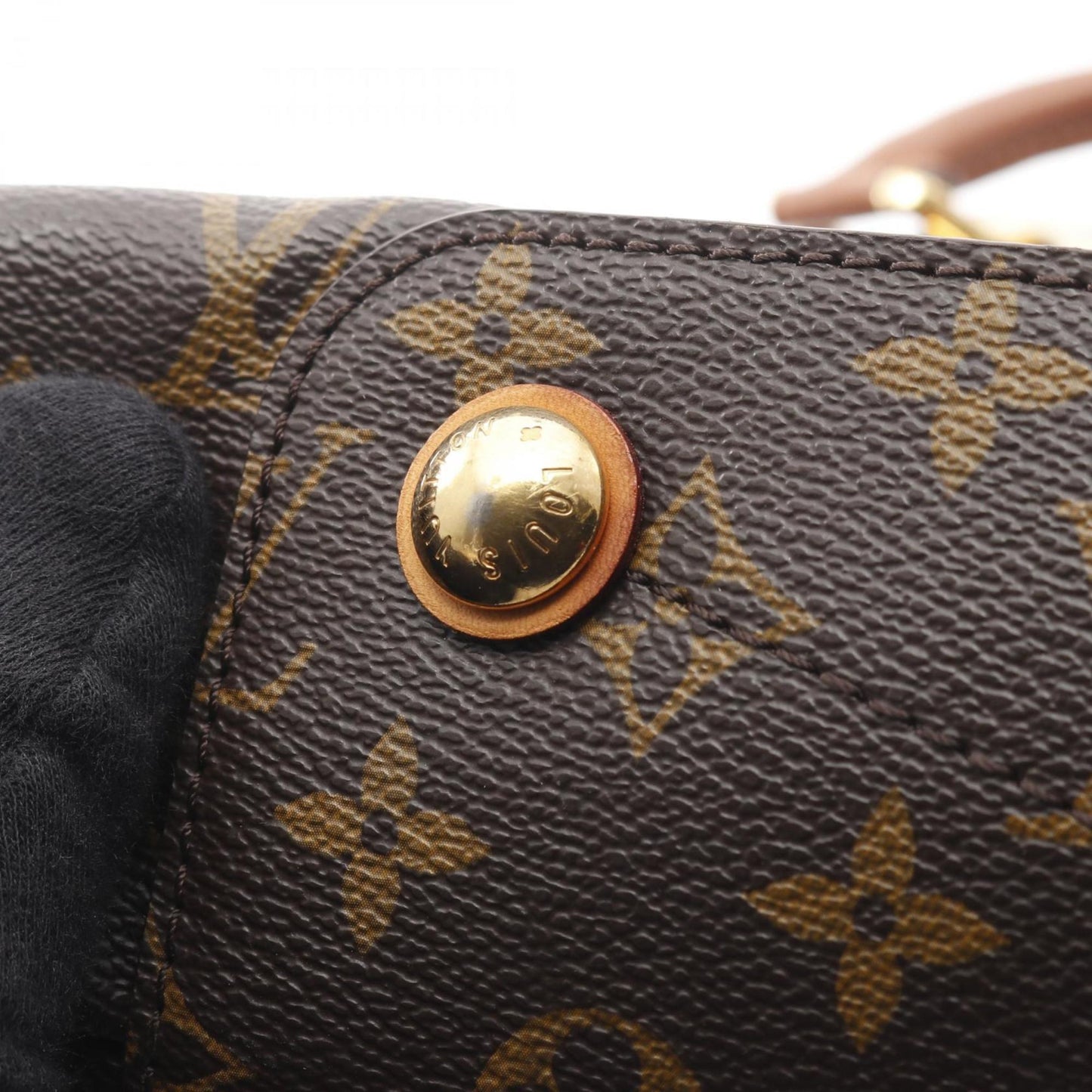 Louis Vuitton Olympe Monogram Camel Shoulder Bag