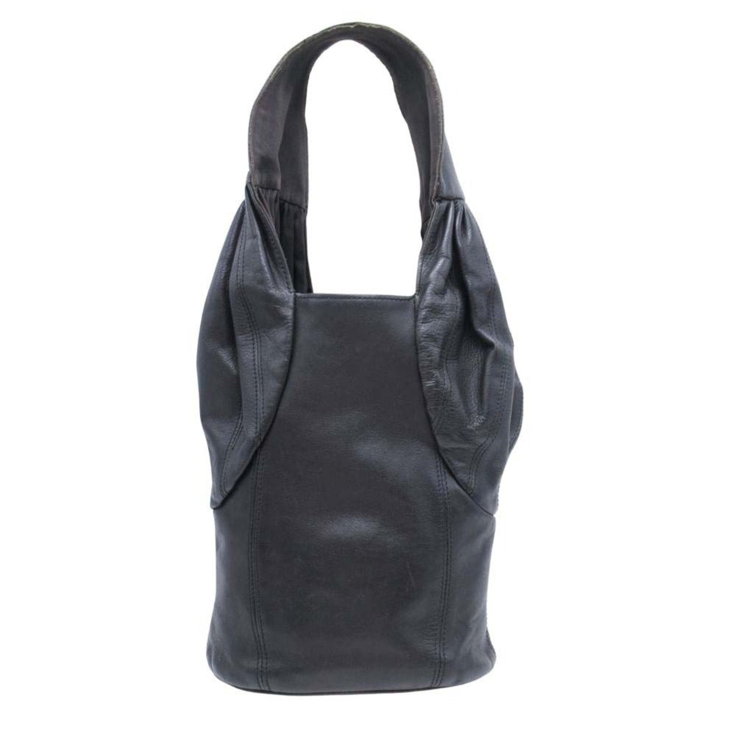 Yohji Yamamoto 2011 Autumn/Winter Collection: Women'S Cowhide Leather Bucket Bag With One Handle