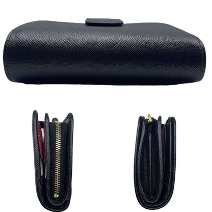 Prada Bi-Fold Wallet 1Ml018 Saffiano Leather