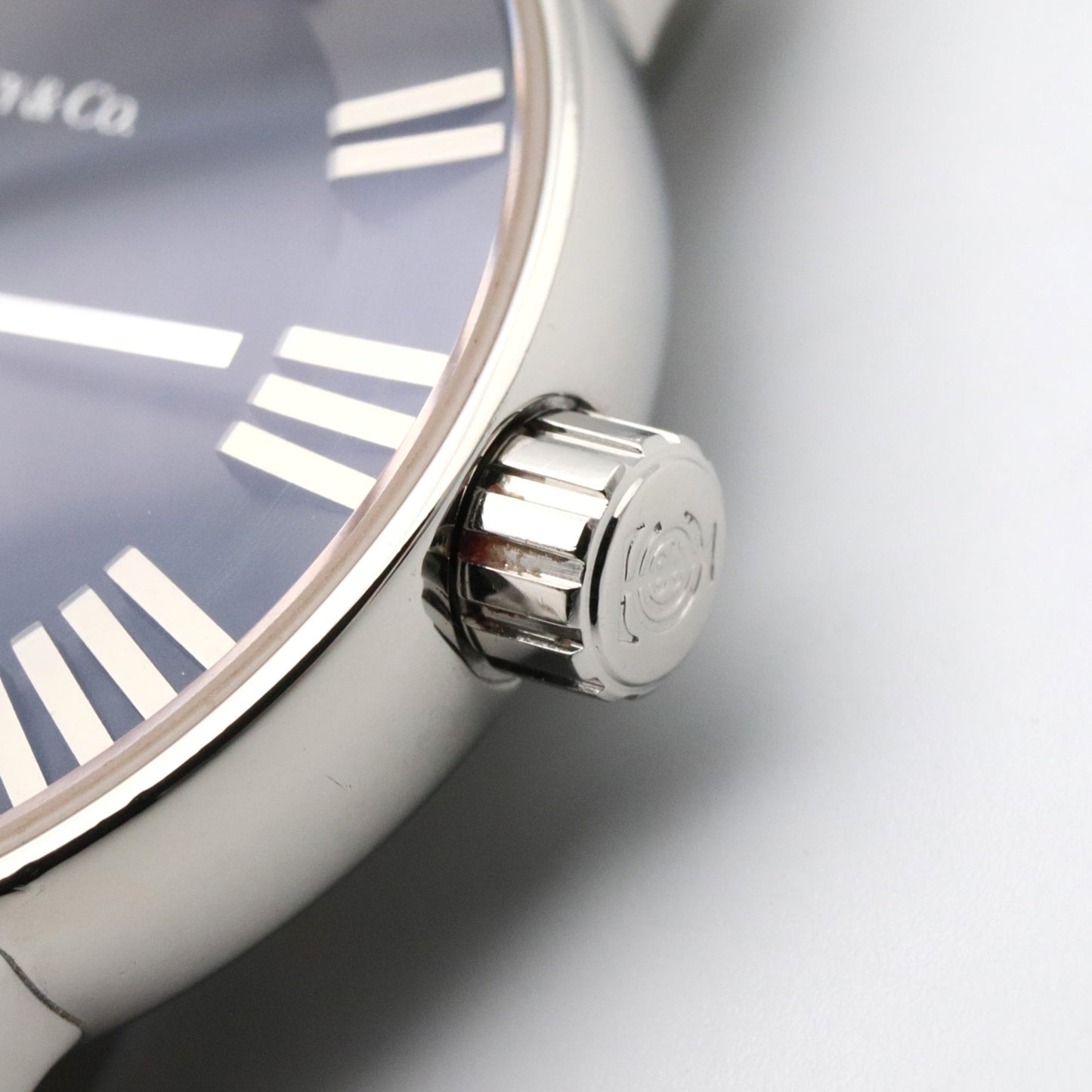 Tiffany & Co. Atlas Stainless Steel Watch For Women