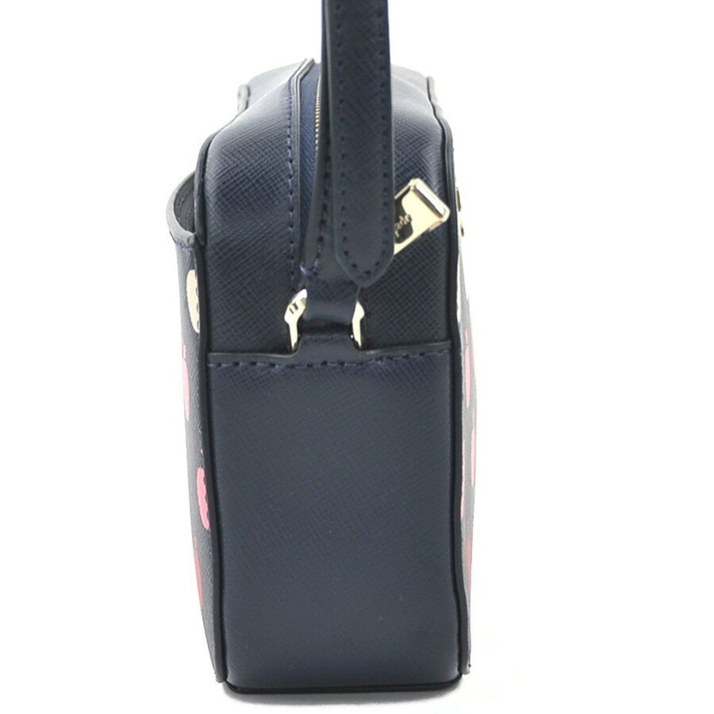 Kate Spade Shoulder Bag Leather Navy X Pink