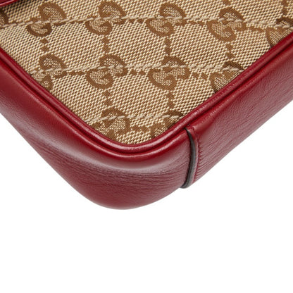 Gucci Gg Marmont Quilted Chain Shoulder Bag 446744 Beige