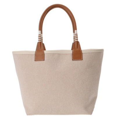 Hermes Steeple 28 Ecru/Gold B Stamp (Circa 2023) Women'S Toile/Swift Handbag