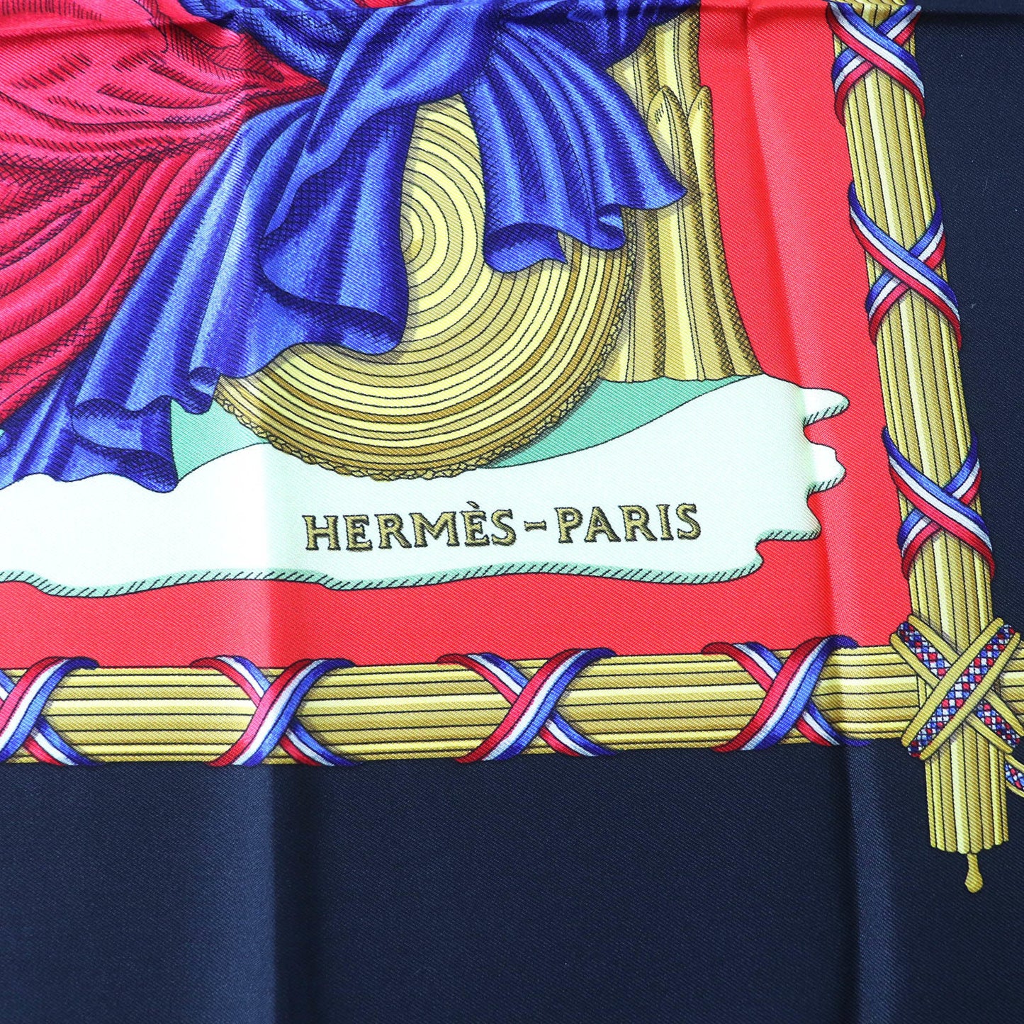 Hermes 1789 Liberte Egalite Fraternite Republique Francaise (1789) 100% Silk Scarf