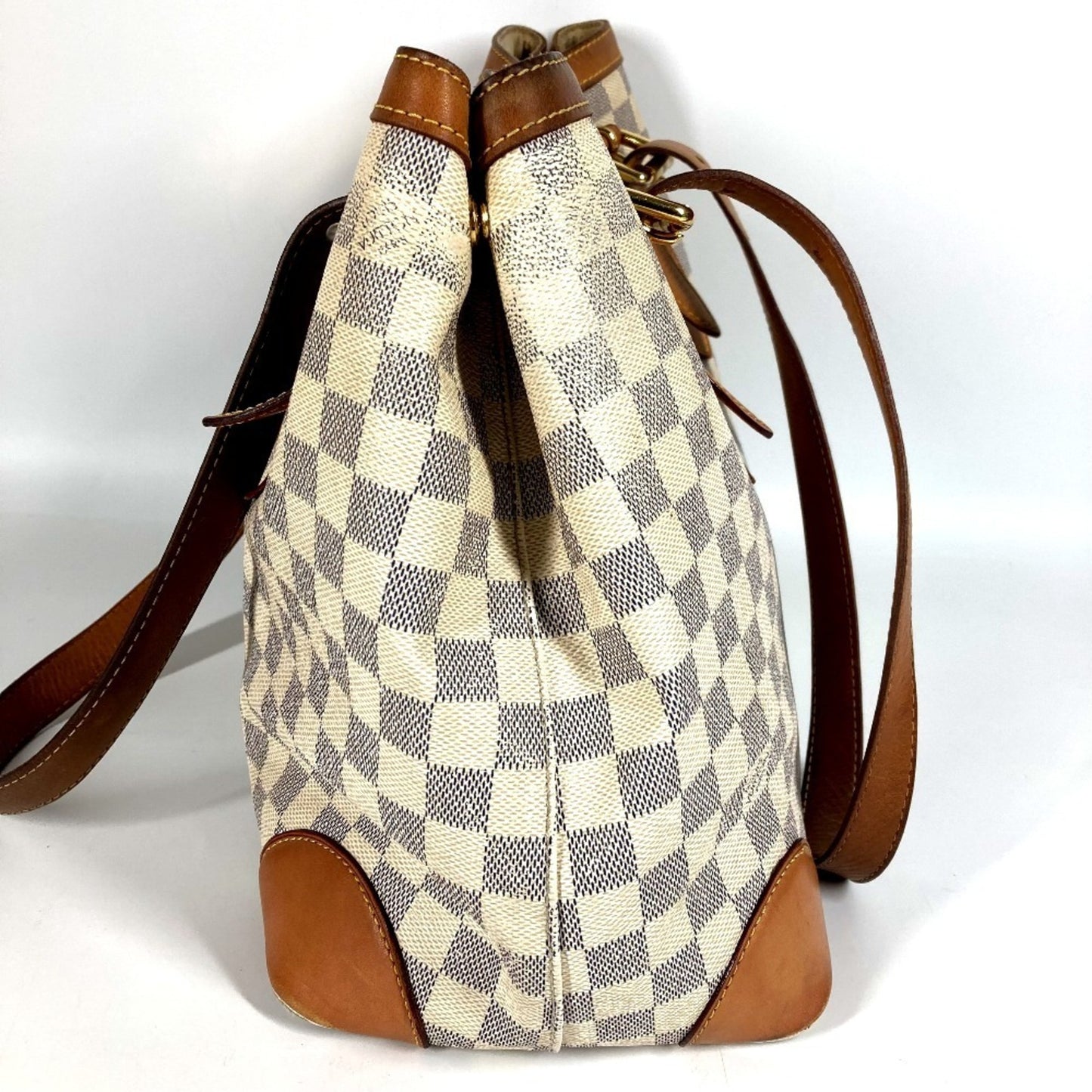 Louis Vuitton N51206 Damier Azur Hampstead Mm Tote Bag