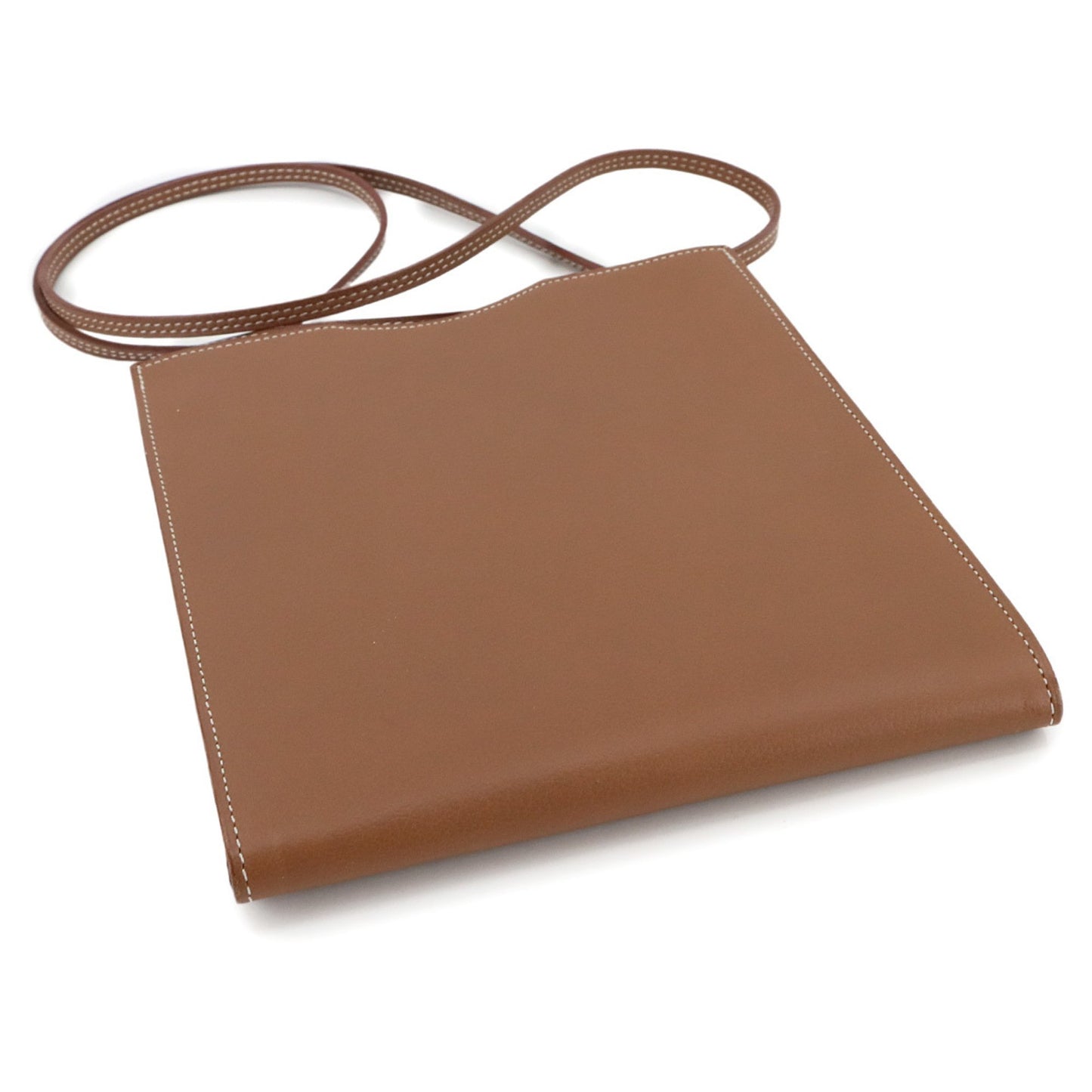 Hermes Herms Onimaitou Shoulder Bag Pochette Evercolor Brown