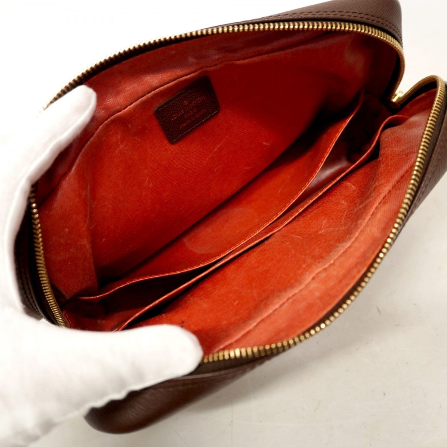 Louis Vuitton Damier True Toilet Pouch N47623 Ebene