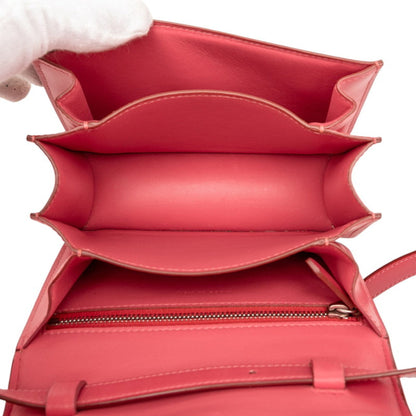 Celine Classic Box Small Shoulder Bag In Pink Leather