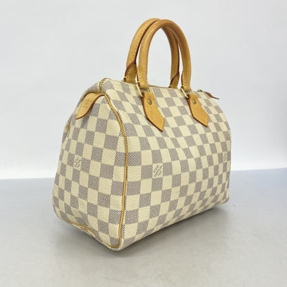 Louis Vuitton Damier Azur Speedy 25 Handbag N41534 White