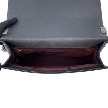 Chanel Chain Shoulder Bag Boy Large Matelasse Coco Mark Lambskin Patent Leather A92193 Chanel Black