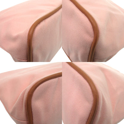 Like New Hermes Bolide Pouch 25Mm Canvas Pink Bag 0170 Hermes