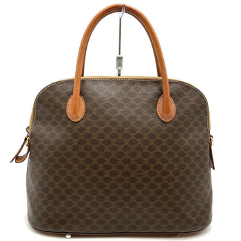 Celine M95 Handbag In Macadam Brown Leather