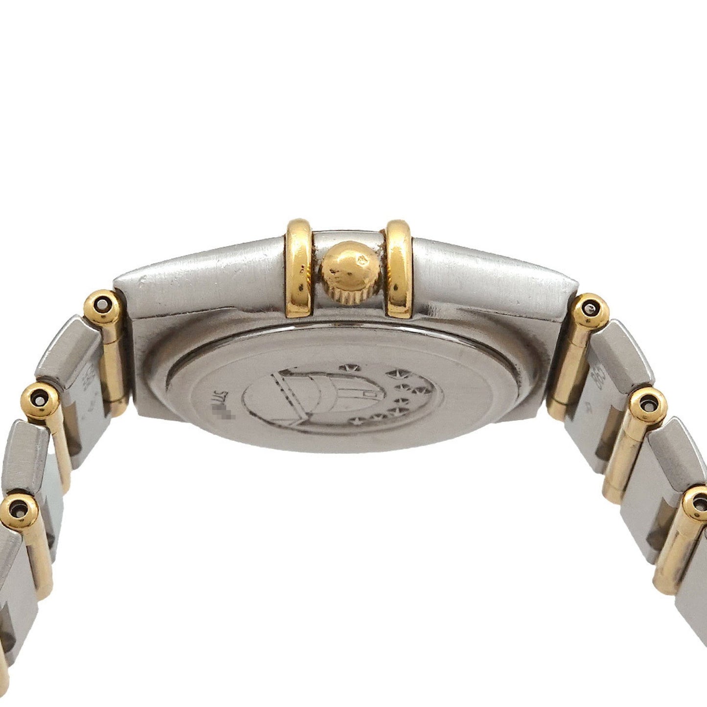 Omega Constellation Mini Two-Tone 1262 15 Women'S Watch With 12 Diamonds