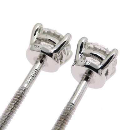 Tiffany Solitaire 0.21Ct X2 Diamond Stud Earrings