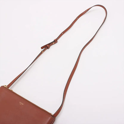 Celine Trio Small Leather Shoulder Bag