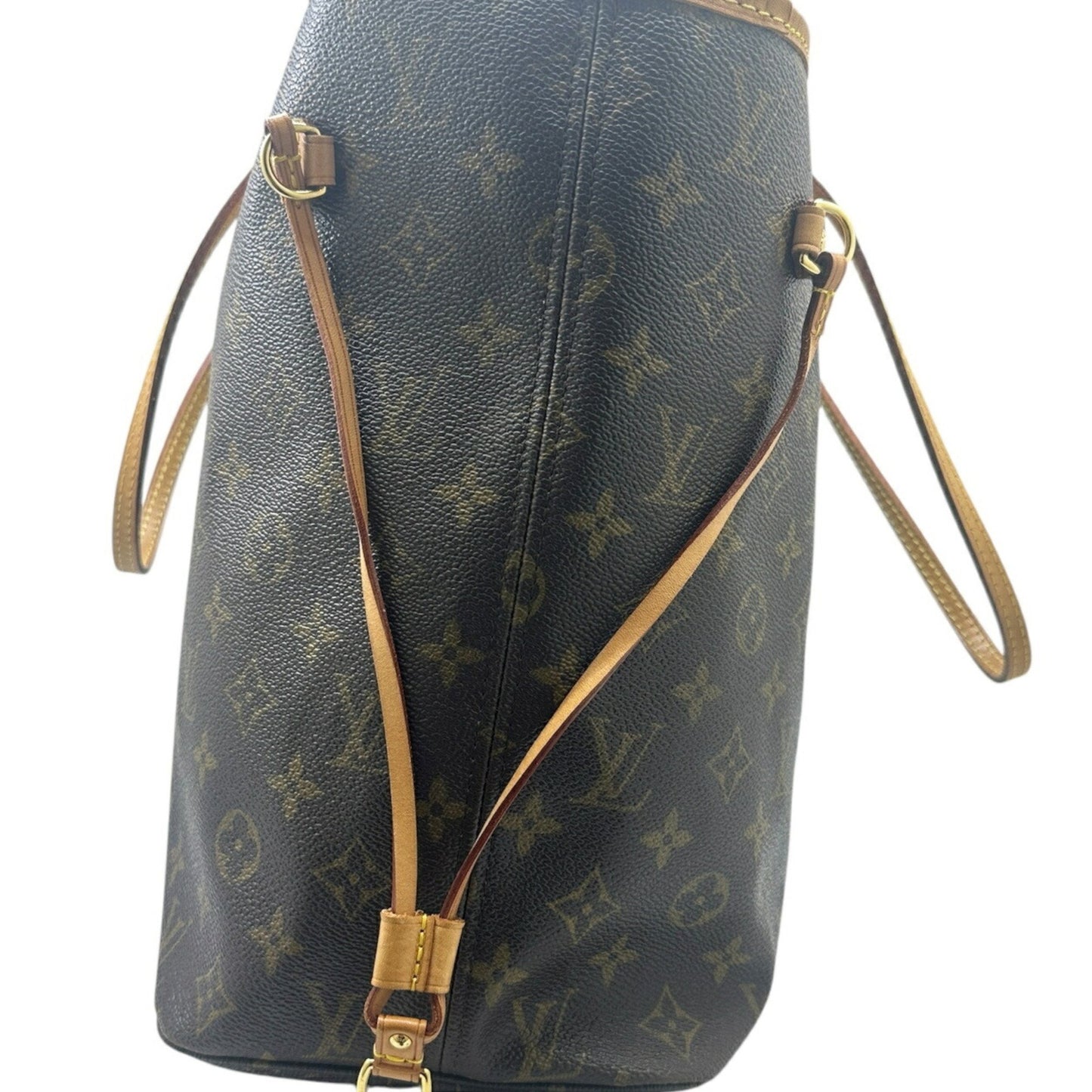 Louis Vuitton Louis Vuitton Neverfull Mm Monogram M40156 Tote Bag Brown Lv