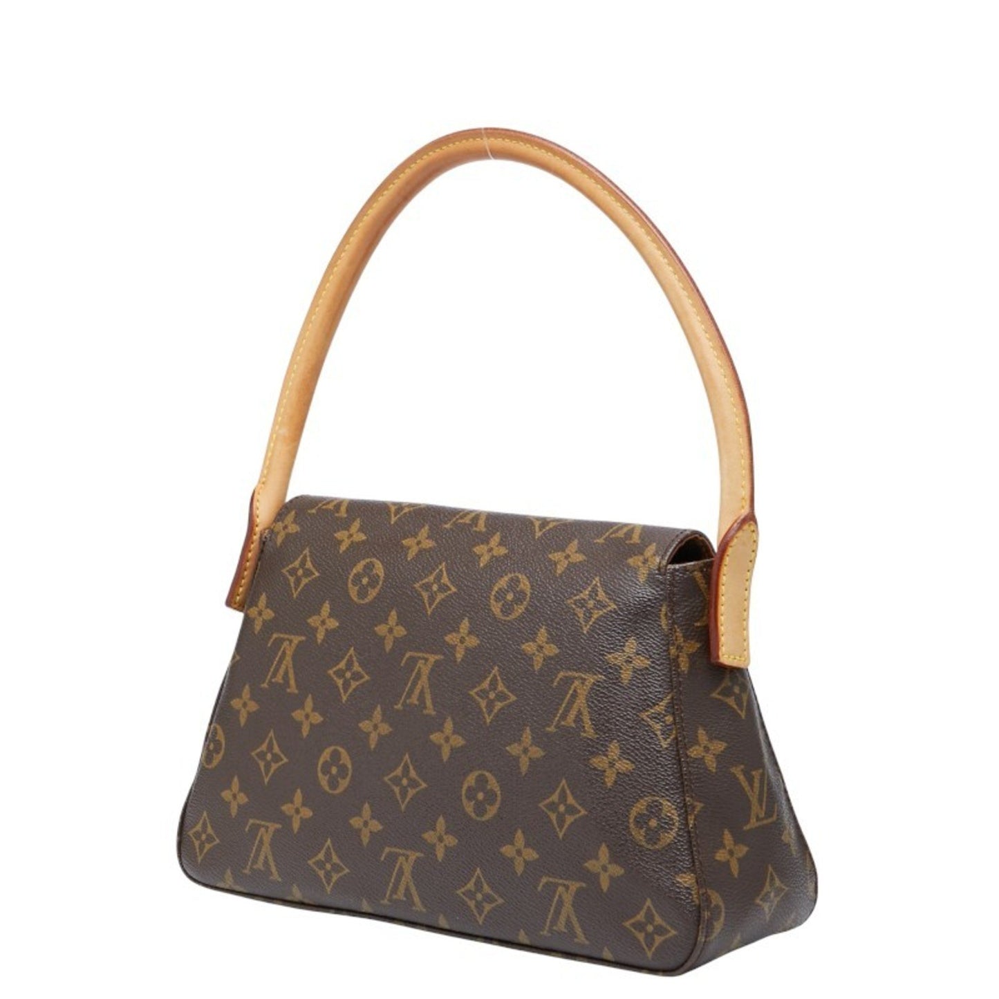 Louis Vuitton Monogram Mini Looping Shoulder Bag/Handbag M51147 Brown Leather