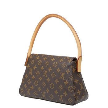 Louis Vuitton Monogram Mini Looping Shoulder Bag/Handbag M51147 Brown Leather