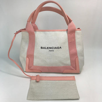 Balenciaga 339933 Bag Hand Bag Tote Bag Natural /Light Pink