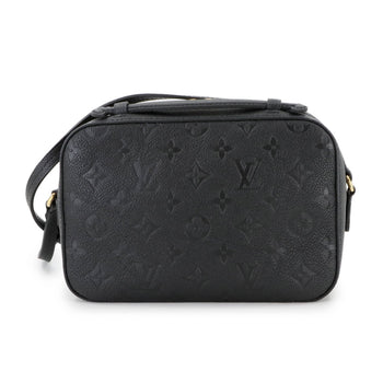 Louis Vuitton Monogram Empreinte Saintonge Shoulder Bag In Leather Noir