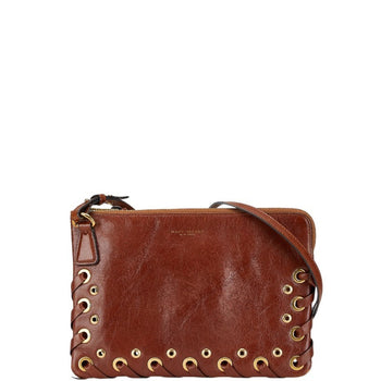 Marc Jacobs Crossbody Shoulder Bag In Brown Leather