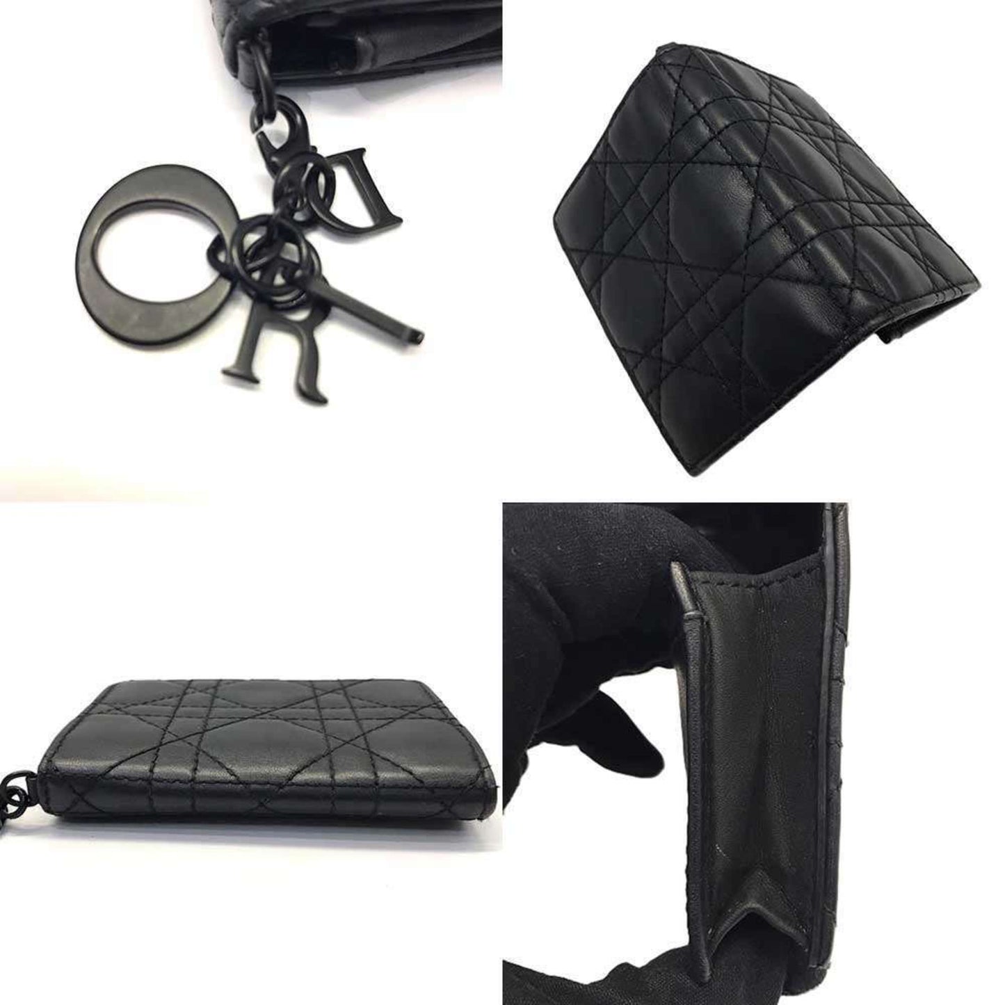 Leather Christian Dior Card Case