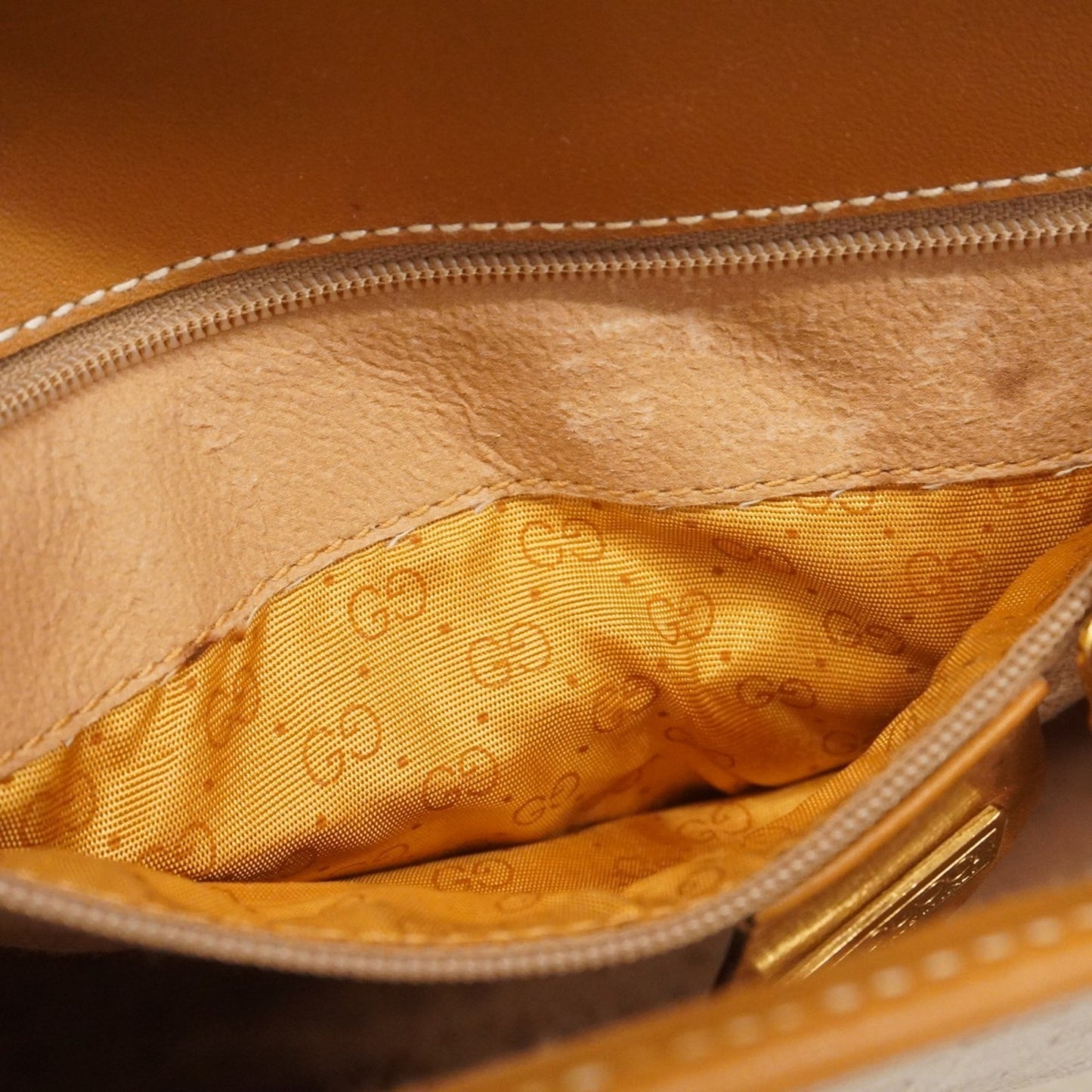 Gucci Micro Gg Sherry Line Shoulder Bag 001 116 Beige