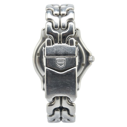 Tag Heuer Cell Professional 20 Watch Wg1113-0 Quartz Black Dial Stainless Steel