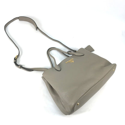 Prada 1Ba579 Logo 2Way Hand Bag Crossbody Shoulder Bag Shoulder Bag Gray