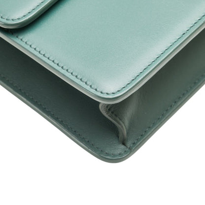 Christian Dior Dior 30 Montaigne Shoulder Bag In Green Calfskin Leather