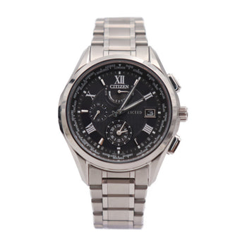 Citizen Citizen Exceed Exceed Watch H820-T023916 Titanium Silver Black Dial Eco Drive Solar Radio