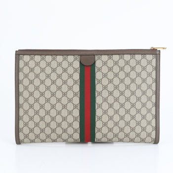 Balenciaga X Gucci Collaboration The Hacker Project Shelly Leather Clutch Bag 680381