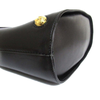 Salvatore Ferragamo Studded 2-Way Flap Shoulder Bag/Handbag In Black