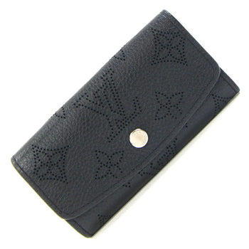 Louis Vuitton 4-Key Case Mahina Multicle 4 Noir Leather Black