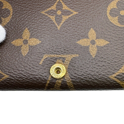Louis Vuitton M81665 Portefeuille Celeste Compact Wallet Monogram Trifold Brown