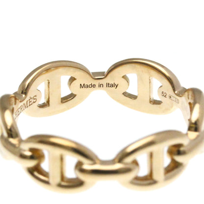 Hermes Chaine D'Ancre Ring Pink Gold (18K) Fashion No Stone Band Ring Pink Gold