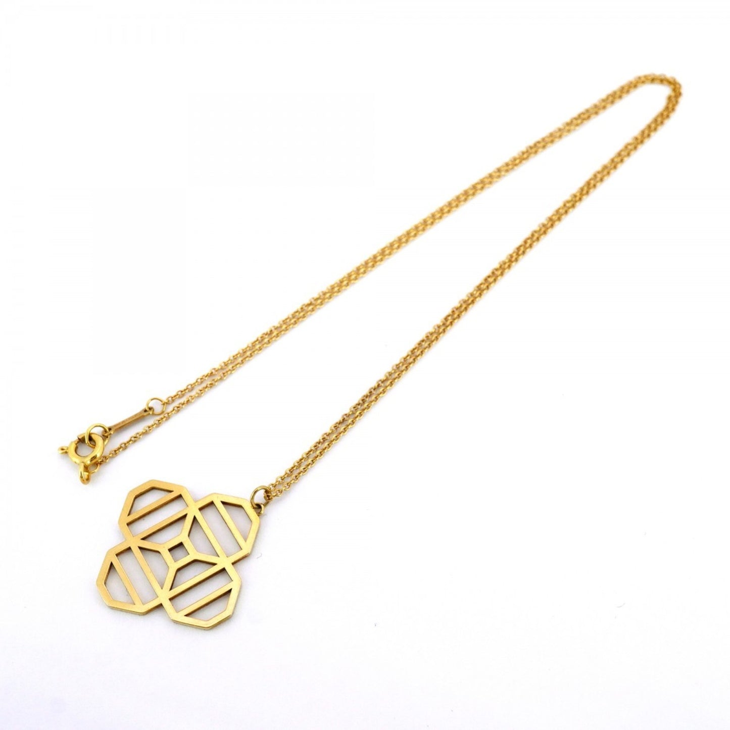 Tiffany Flower Necklace In 18Kyg Yellow Gold