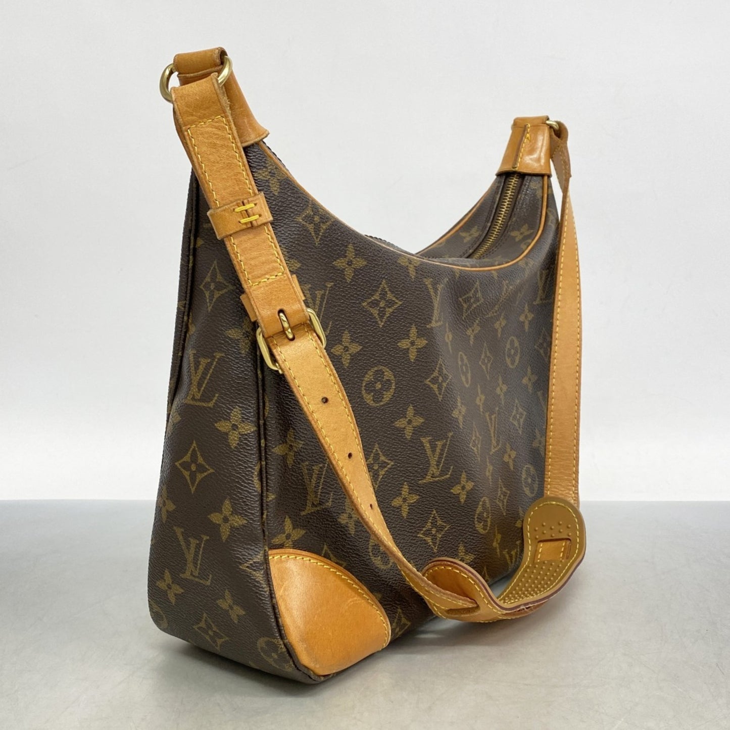Louis Vuitton Monogram Boulogne 30 Shoulder Bag M51265 Brown