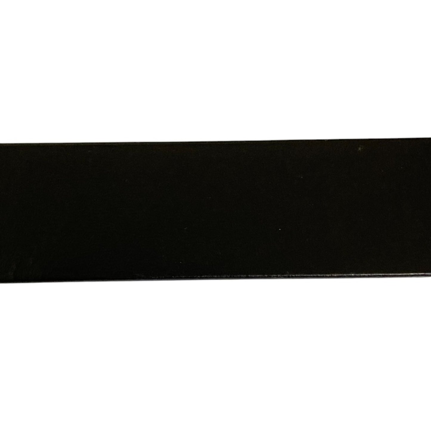 Gucci Silver Buckle Leather Belt