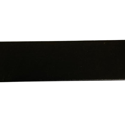 Gucci Silver Buckle Leather Belt