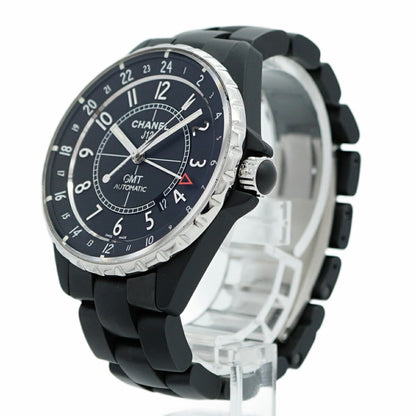 Chanel J12 Gmt H3101 Black Dial