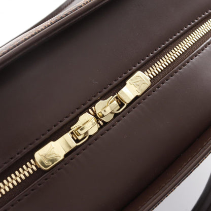 Louis Vuitton Louis Vuitton Saria Horizontal Handbag Bag Coated Canvas Leather Damier