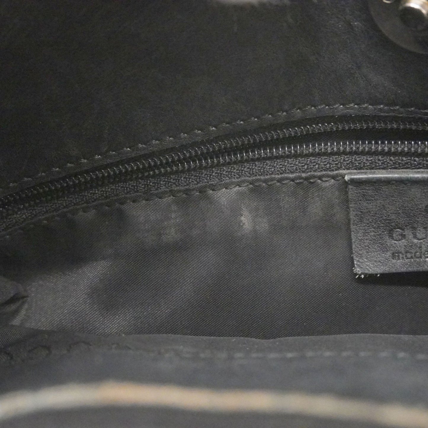 Gucci Shoulder Bag 001 3167 Nylon Black