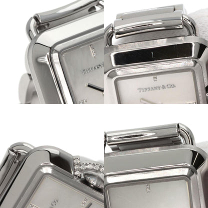 Tiffany 69546161 T Rectangle 375 Limited Edition Watch Stainless Steel Ss