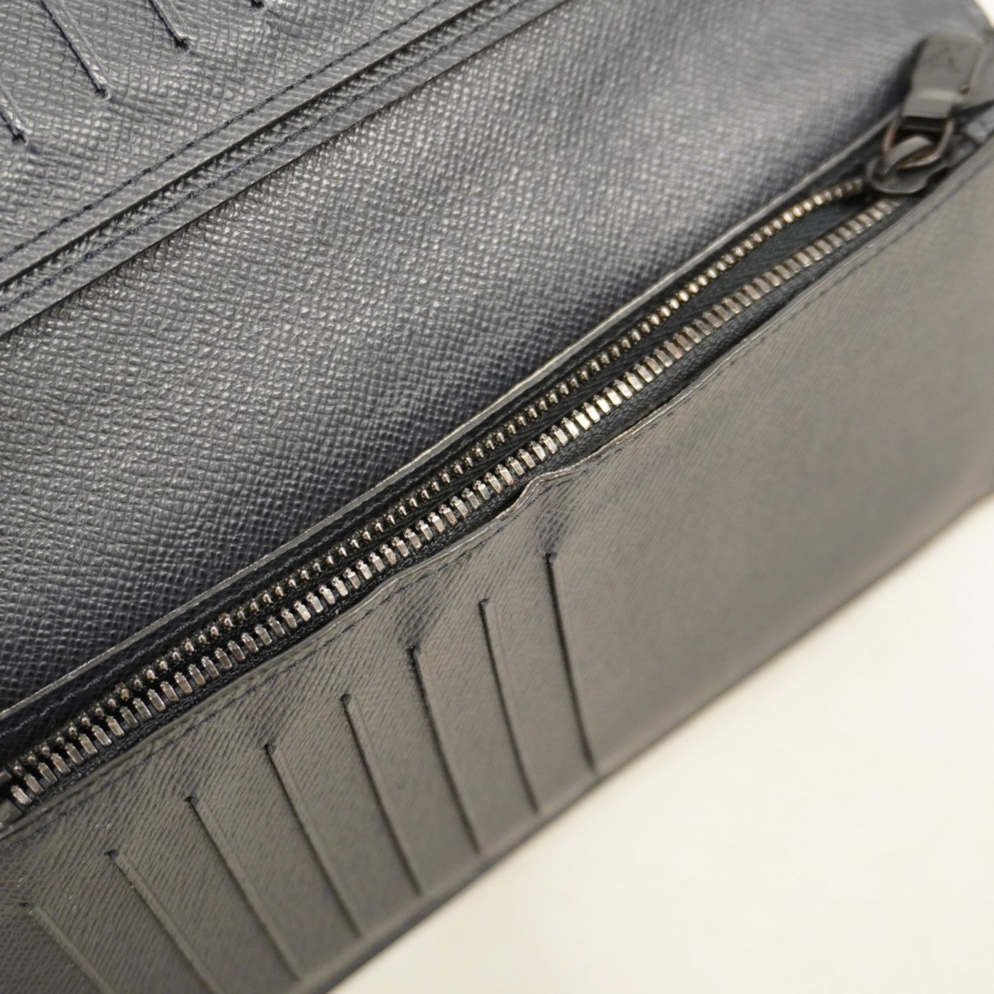 Louis Vuitton Monogram Ink Upside Down Portefeuille Brazza Long Wallet M62893 Navy